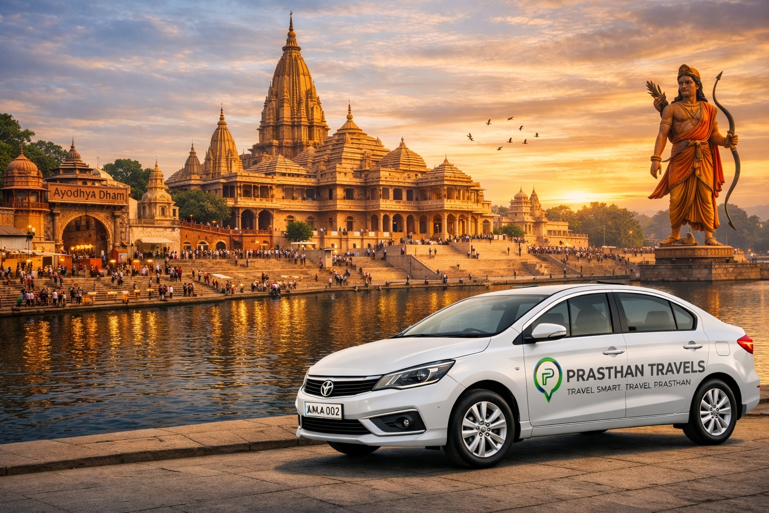 Lucknow to Ayodhya Taxi